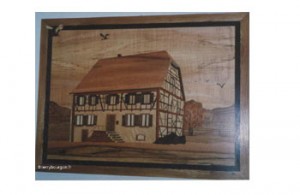 Maison alsacienne avec ses colombages